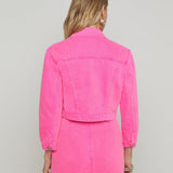 L'AGENCE - Koda Cropped Denim Jacket