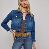 L'AGENCE - Koda Cropped Denim Jacket