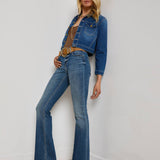 L'AGENCE - Koda Cropped Denim Jacket