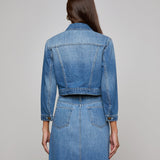 L'AGENCE - Koda Cropped Denim Jacket