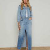 L'AGENCE - Koda Cropped Denim Jacket