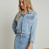 L'AGENCE - Koda Cropped Denim Jacket