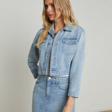 L'AGENCE - Koda Cropped Denim Jacket