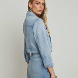 L'AGENCE - Koda Cropped Denim Jacket
