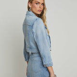 L'AGENCE - Koda Cropped Denim Jacket