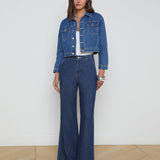 L'AGENCE - Koda Cropped Denim Jacket