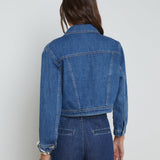L'AGENCE - Koda Cropped Denim Jacket