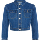 L'AGENCE - Koda Cropped Denim Jacket