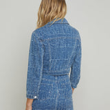 L'AGENCE - Koda Cropped Denim Jacket
