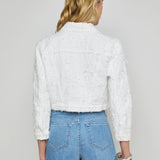 L'AGENCE - Koda Cropped Denim Jacket