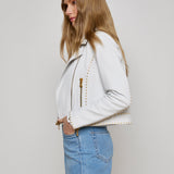 L'AGENCE - Aelin Studded Leather Jacket