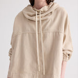 TWP - Pull Me Over Hoodie in Sandshell Denim