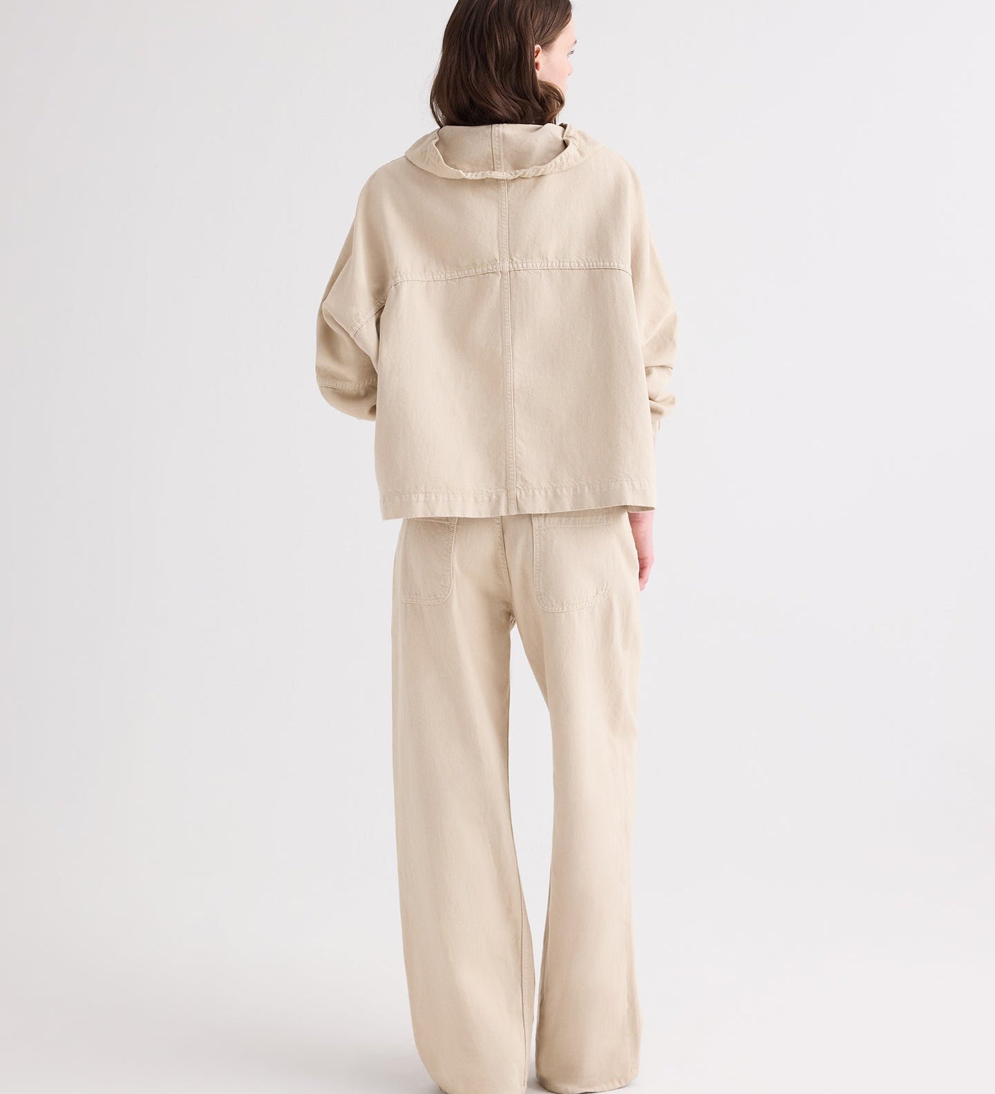 TWP - Pull Me Over Hoodie in Sandshell Denim