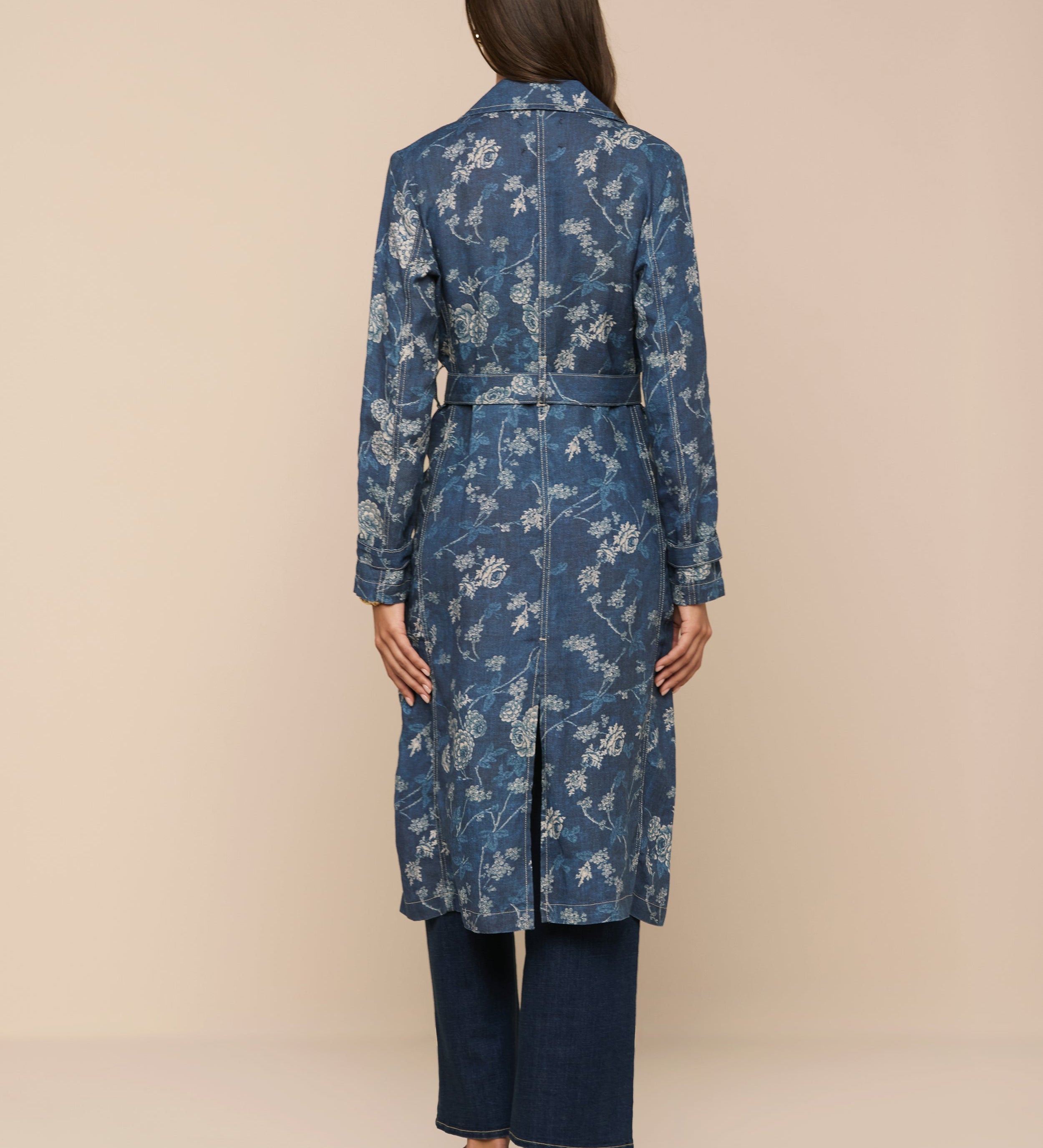 L'AGENCE - Bradley Linen Trench Coat