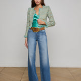 L'AGENCE - Clydie Cropped Tweed Jacket