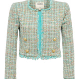 L'AGENCE - Clydie Cropped Tweed Jacket
