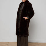 L'AGENCE - Irisa Faux Fur Coat