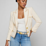 L'AGENCE - Wylla Tweed Blazer