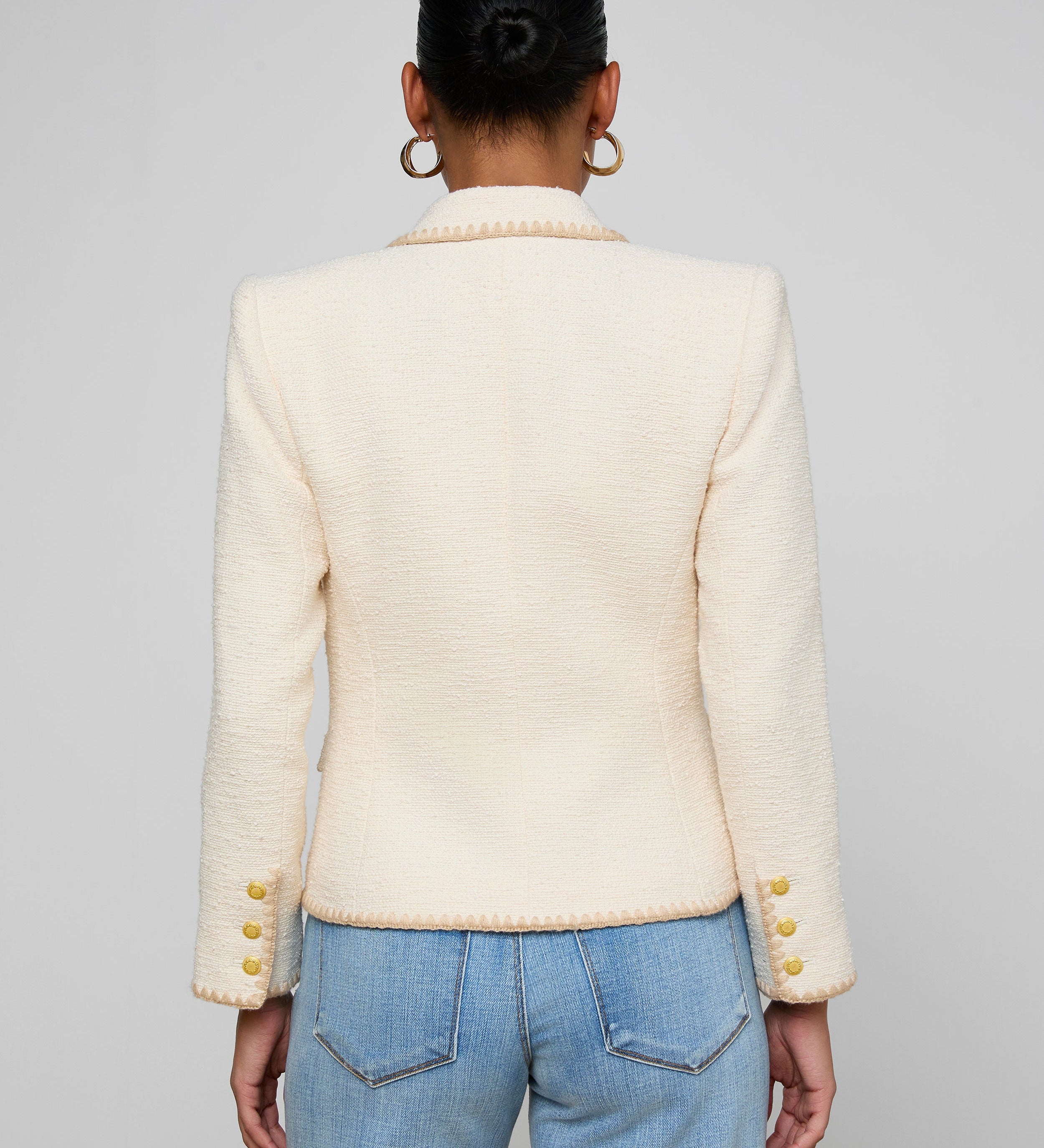 L'AGENCE - Wylla Tweed Blazer