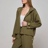 L'AGENCE - Geovana Hooded Windbreaker