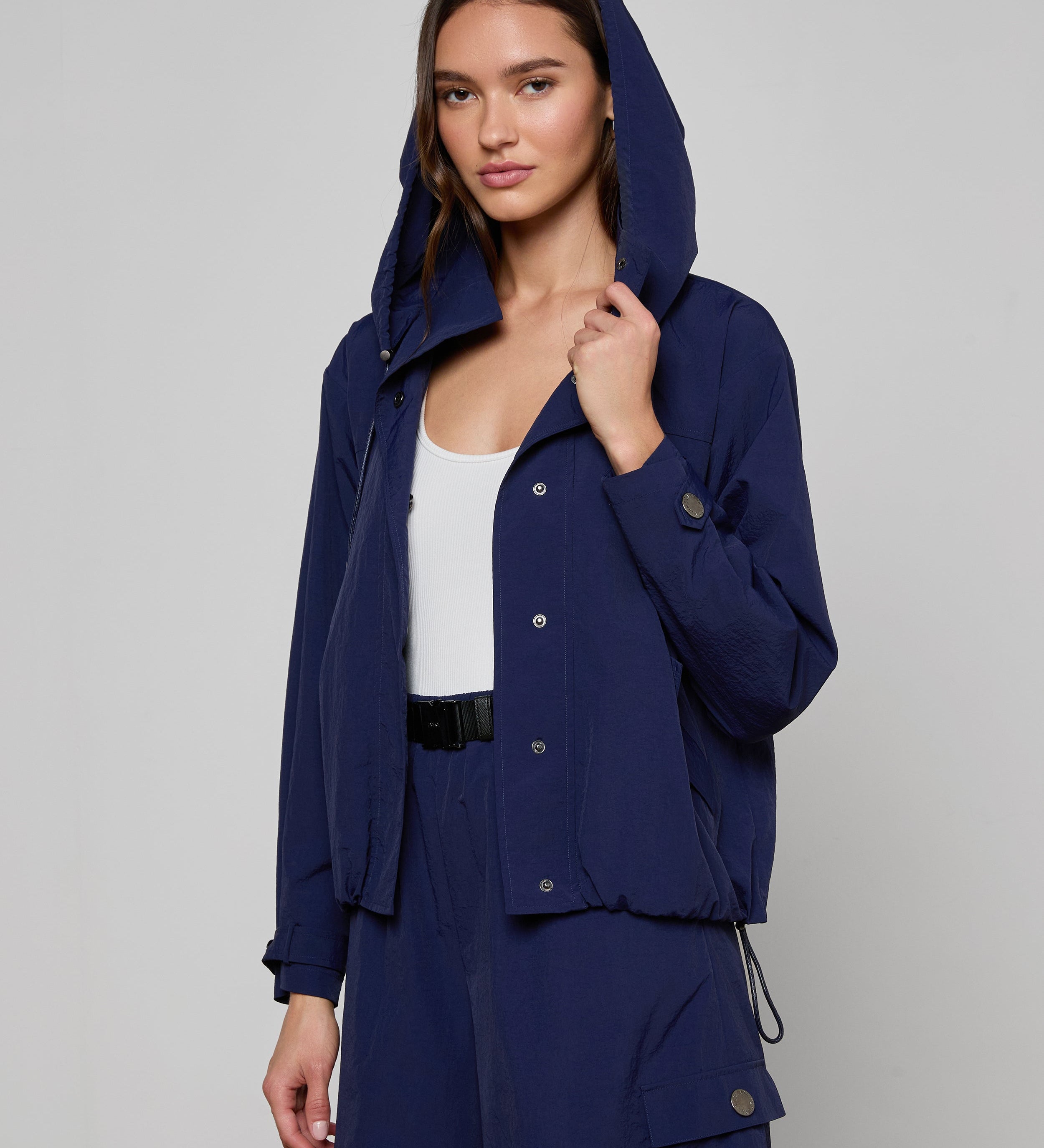 L'AGENCE - Geovana Hooded Windbreaker