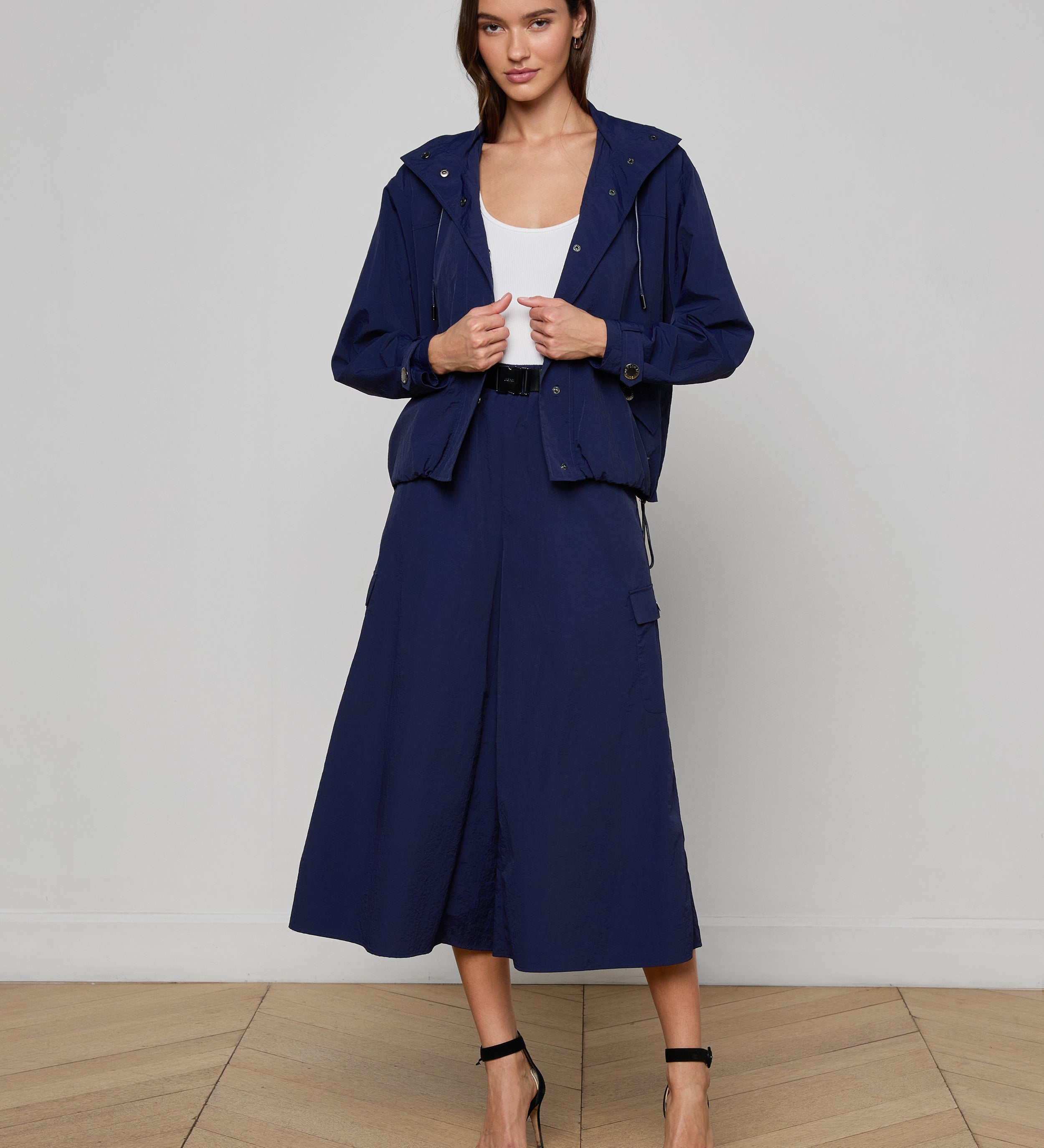 L'AGENCE - Geovana Hooded Windbreaker