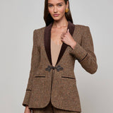L'AGENCE - Gable Herringbone Blazer