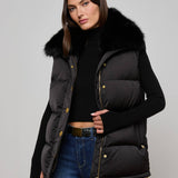 L'AGENCE - Nalo Faux Fur Puffer Vest