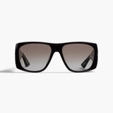 Khaite - x Oliver Peoples 1965C in Black and Soft Tan Gradient