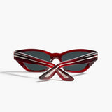 Khaite - x Oliver Peoples 1961C in Bordeaux Bark and Grey