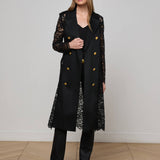 L'AGENCE - Amata Lace Trench Coat