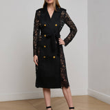 L'AGENCE - Amata Lace Trench Coat