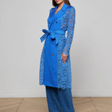 L'AGENCE - Amata Lace Trench Coat