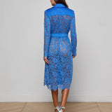 L'AGENCE - Amata Lace Trench Coat