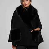 L'AGENCE - Chana Faux Fur Cape
