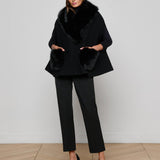 L'AGENCE - Chana Faux Fur Cape