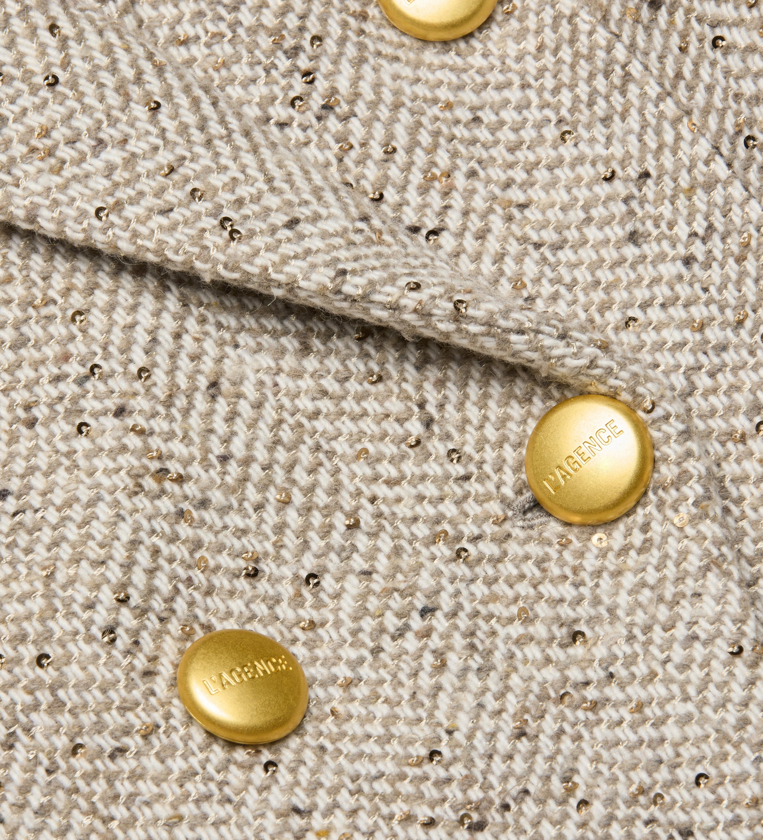 L'AGENCE - Kyomi Tweed Blazer