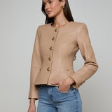 L'AGENCE - Mariella Leather Jacket