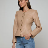 L'AGENCE - Mariella Leather Jacket