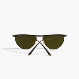 KHAITE x Oliver Peoples 1984C in Matte Black and Vibrant Green