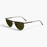 Khaite - x Oliver Peoples 1984C in Matte Black and Vibrant Green