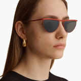 KHAITE x Oliver Peoples 1984C in Red and Grey