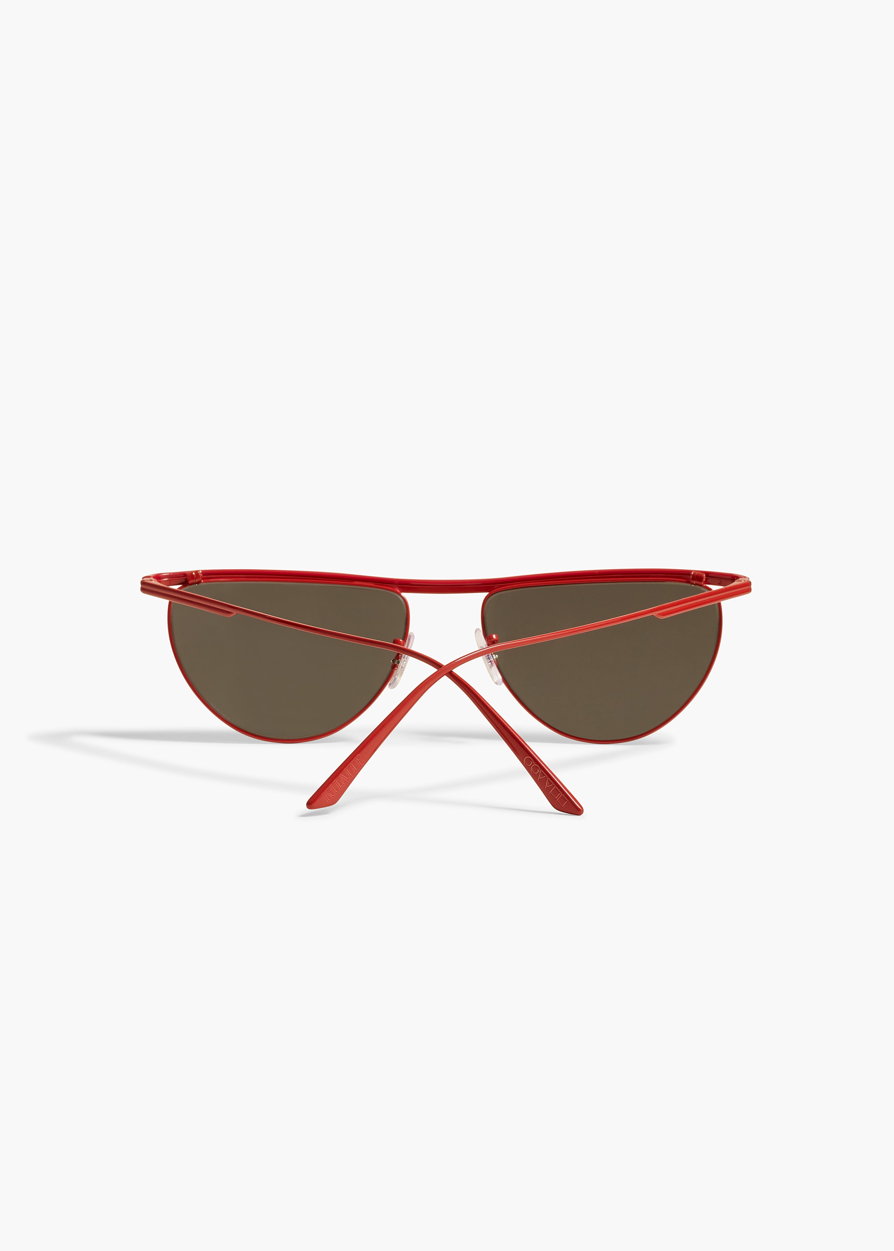 Khaite - x Oliver Peoples 1984C in Red and Grey – The Iconic Issue