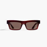KHAITE x Oliver Peoples 1992C in Bordeaux Bark and Brown