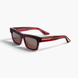 KHAITE x Oliver Peoples 1985C in Bordeaux Bark and Brown