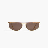 KHAITE x Oliver Peoples 1986C in Gold and Brown