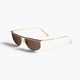 KHAITE x Oliver Peoples 1986C in Gold and Brown