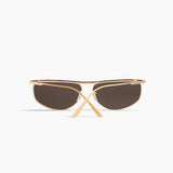 KHAITE x Oliver Peoples 1986C in Gold and Brown