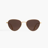 KHAITE x Oliver Peoples 1991C in Gold and Brown