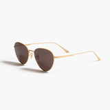KHAITE x Oliver Peoples 1991C in Gold and Brown